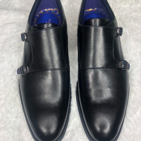 TED BAKER Shoes Double Monk Strap Cathon Black